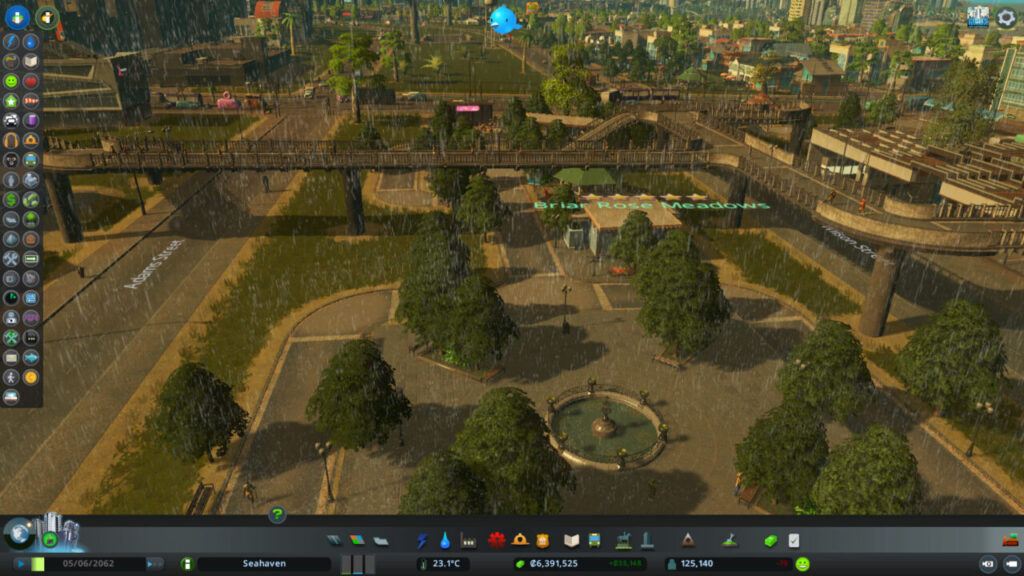 Cities Skylines Park Plaza