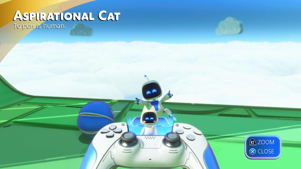 Astro Bot Aspirational Cat Toro from Doko Demo Issyo