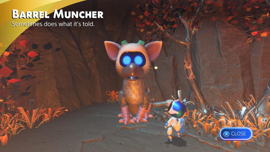 Astro Bot Barrel Muncher Trico from The Last Guardian