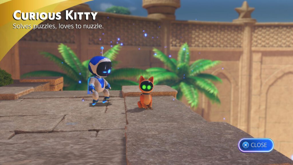 Astro Bot Curious Kitty Cat from Stray