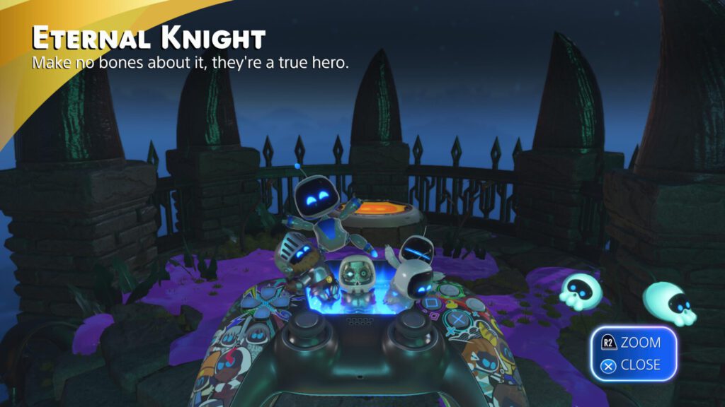 Astro Bot Eternal Knight Sir Daniel Fortesque from MediEvil