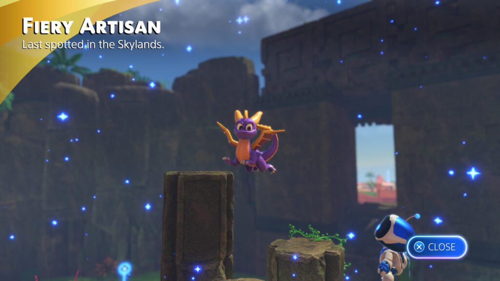 Astro Bot Fiery Artisan Spyro from Spyro the Dragon