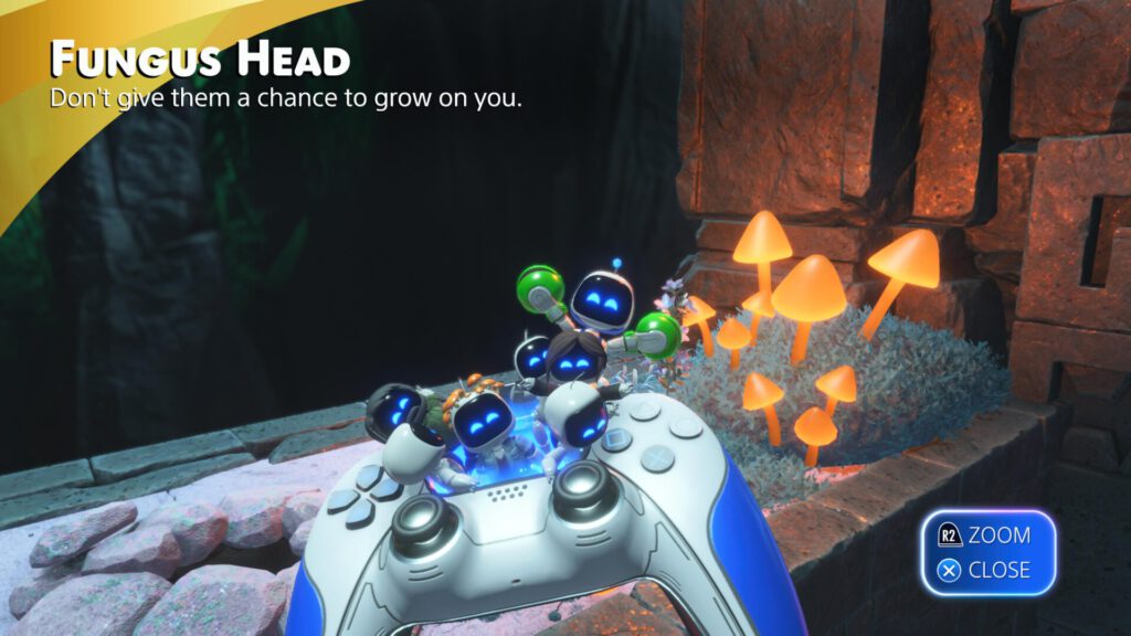 Astro Bot Fungus Head Infected from The Last of Us