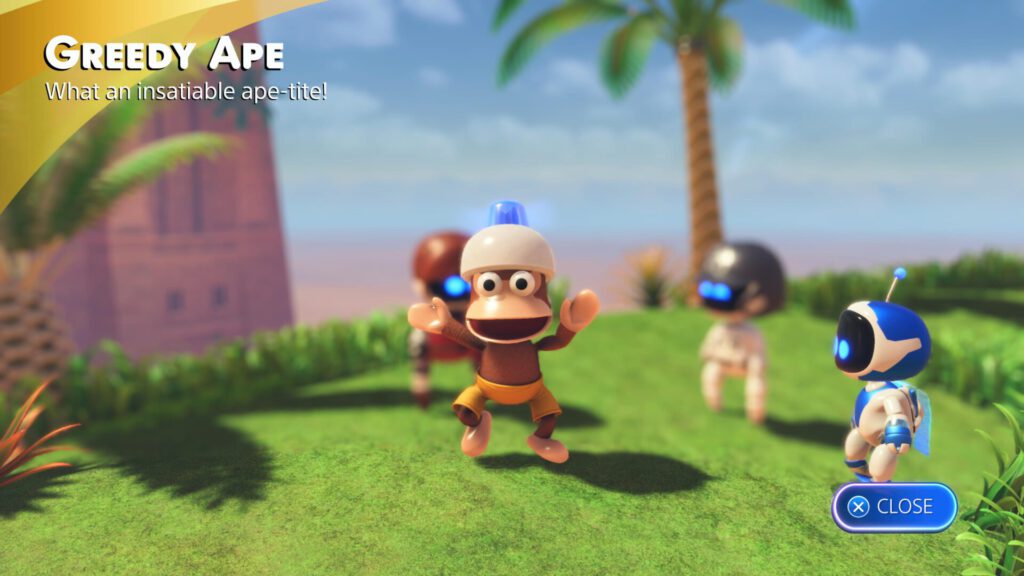 Astro Bot Greedy Ape Ape from Ape Escape