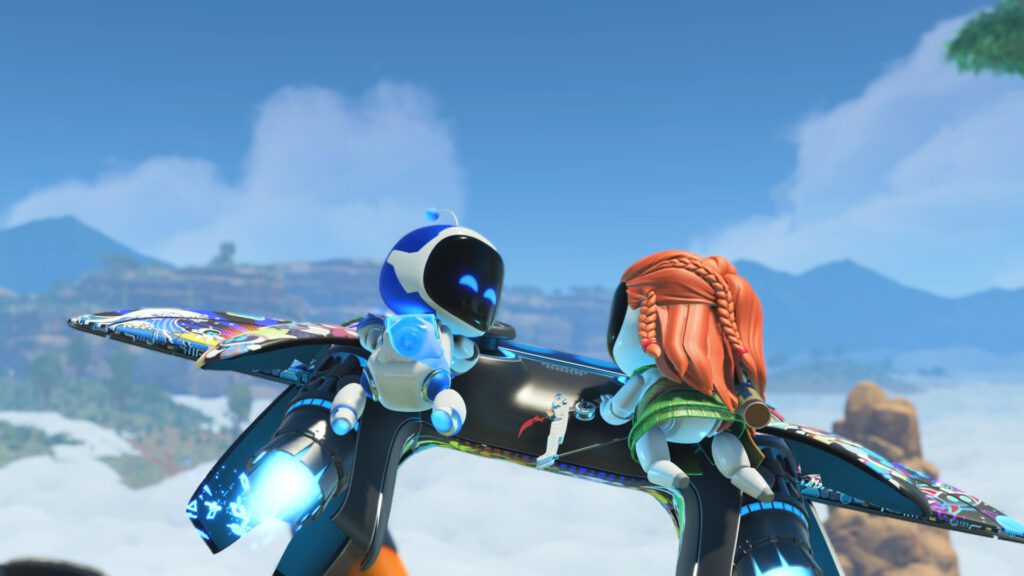 Astro Bot Machine Hunter Aloy from Horizon