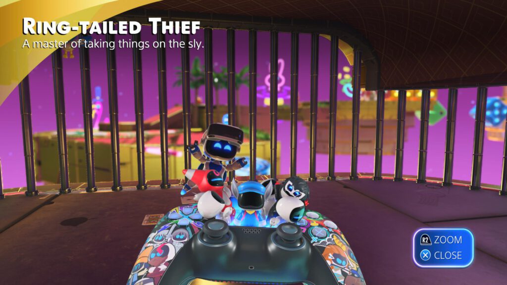 Astro Bot Ring-Tailed Thief Sly from Sly Cooper