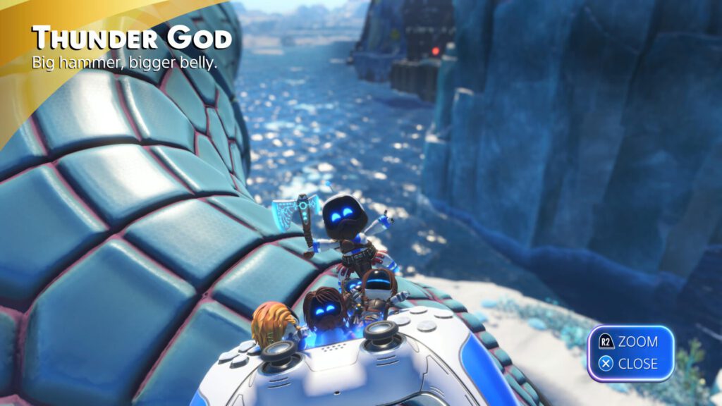 Astro Bot Thunder God Thor from God of War