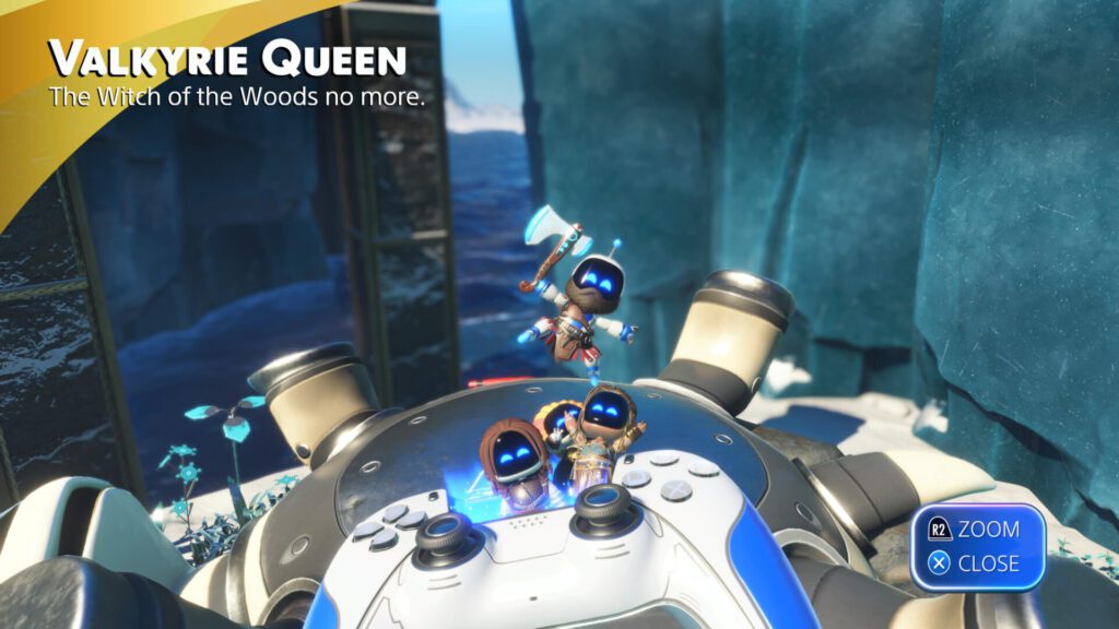 Astro Bot Valkyrie Queen Freya from God of War